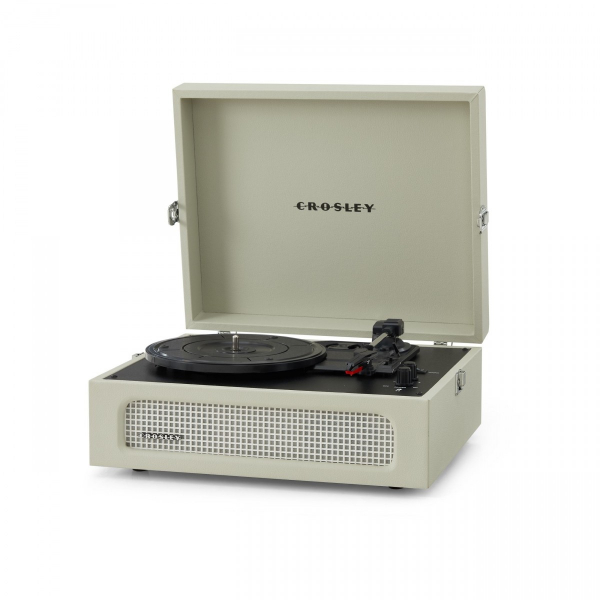 Vinylspelare - Voyager Portable Turntable (Dune)- Now With Bluetooth Out i gruppen Utstyr & tilbehør / Platespillere hos Bengans Skivbutik AB (5693695)