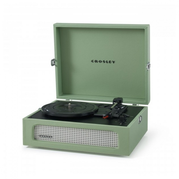 Vinylspelare - Voyager Portable Turntable (Sage)- Now With Bluetooth Out i gruppen Utstyr & tilbehør / Platespillere hos Bengans Skivbutik AB (5693696)