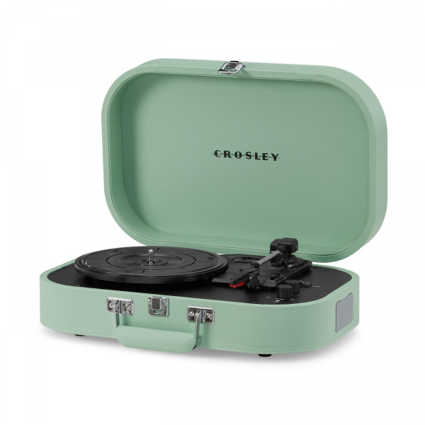 Vinylspelare - Discovery Portable Turntable (Seafoam) i gruppen Utstyr & tilbehør / Platespillere hos Bengans Skivbutik AB (5693697)