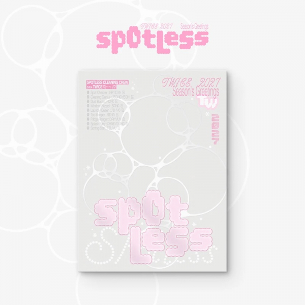 Twice - 2027 Seasons Greetings - Spotless + Apple i gruppen MERCHANDISE / Merch / Kommende / K-Pop hos Bengans Skivbutik AB (5693894)