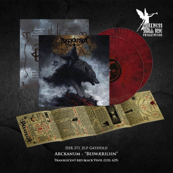 Arckanum - Beswærilsin (2 Lp Red/Black Marbled i gruppen VINYL / Metal hos Bengans Skivbutik AB (5694235)