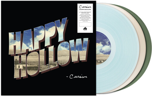 Cursive - Happy Hollow (20 Year Anniversary Edition/Blue/Clear/Green Vinyl/3Lp) i gruppen VI TIPSER / Record Store Day / RSD BF 2026 hos Bengans Skivbutik AB (5694274)