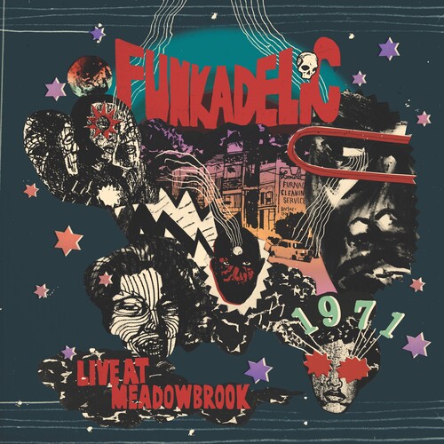 Funkadelic - Live At Meadowbrook 1971 (2Lp/Cosmic Teal & Atomic Red Vinyl) (Rsd) i gruppen VI TIPSER / Record Store Day / RSD BF 2026 hos Bengans Skivbutik AB (5694285)