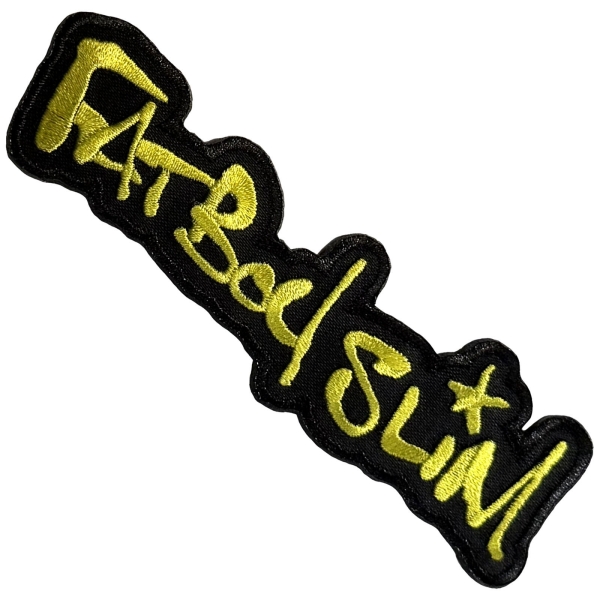 Fatboy Slim - Logo Woven Patch i gruppen MERCH / Tilbehør / Tøymerker hos Bengans Skivbutik AB (5694811)