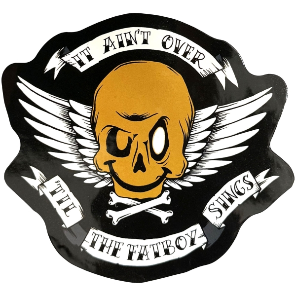 Fatboy Slim - Skull Sticker i gruppen MERCHANDISE / Merch / Nyheter / Dance-Techno hos Bengans Skivbutik AB (5694817)
