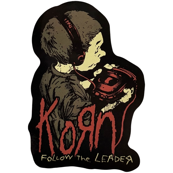 Korn - Follow The Leader Sticker i gruppen MERCHANDISE / Merch / Nyheter / Metal hos Bengans Skivbutik AB (5694833)