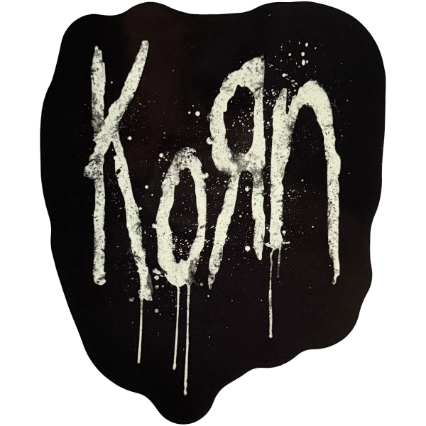 Korn - Splatter Logo Sticker i gruppen MERCH hos Bengans Skivbutik AB (5694837)