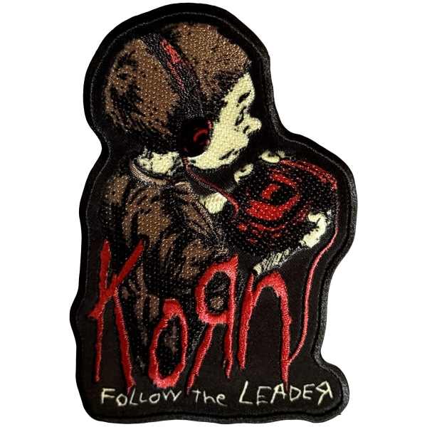 Korn - Follow The Leader Woven Patch i gruppen MERCH hos Bengans Skivbutik AB (5694855)