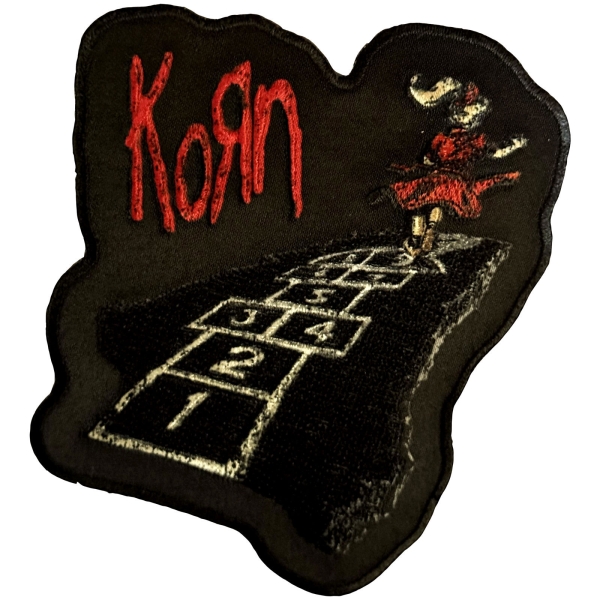 Korn - Hopscotch Woven Patch i gruppen MERCH / Tilbehør / Tøymerker hos Bengans Skivbutik AB (5694858)