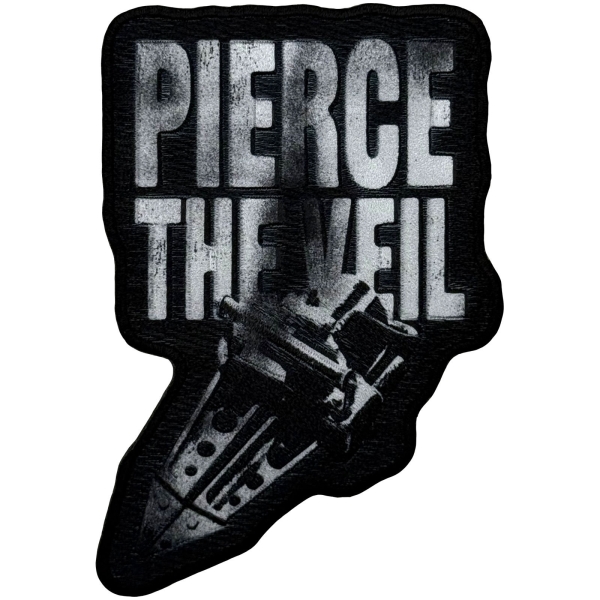 Pierce The Veil - Large Text Woven Patch i gruppen MERCH / Tilbehør / Tøymerker hos Bengans Skivbutik AB (5694920)