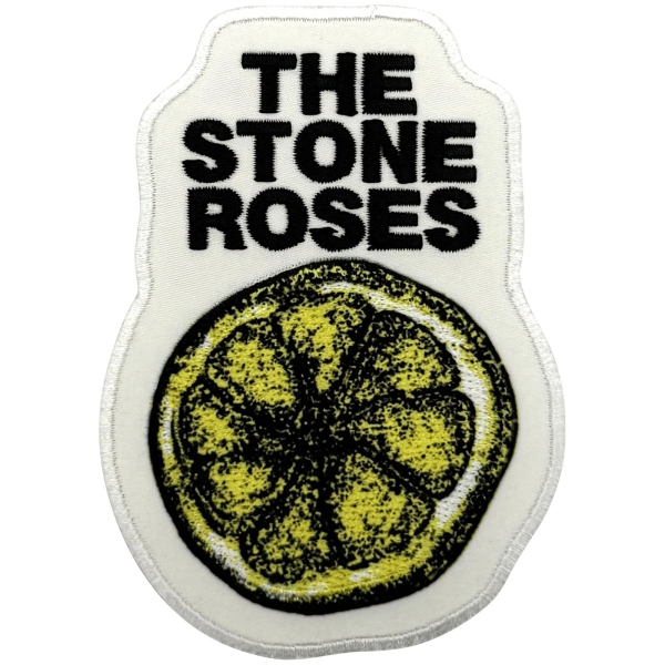 The Stone Roses - Logo & Lemon Woven Patch i gruppen MERCHANDISE / Tøypatch /  /  hos Bengans Skivbutik AB (5694934)
