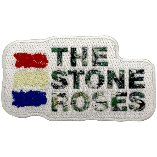 The Stone Roses - Paint Logo Woven Patch i gruppen MERCHANDISE / Tøypatch /  /  hos Bengans Skivbutik AB (5694935)