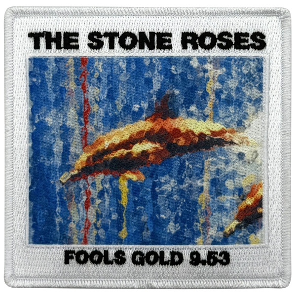 The Stone Roses - Fools Gold Woven Patch i gruppen MERCHANDISE / Tøypatch / / hos Bengans Skivbutik AB (5694936)