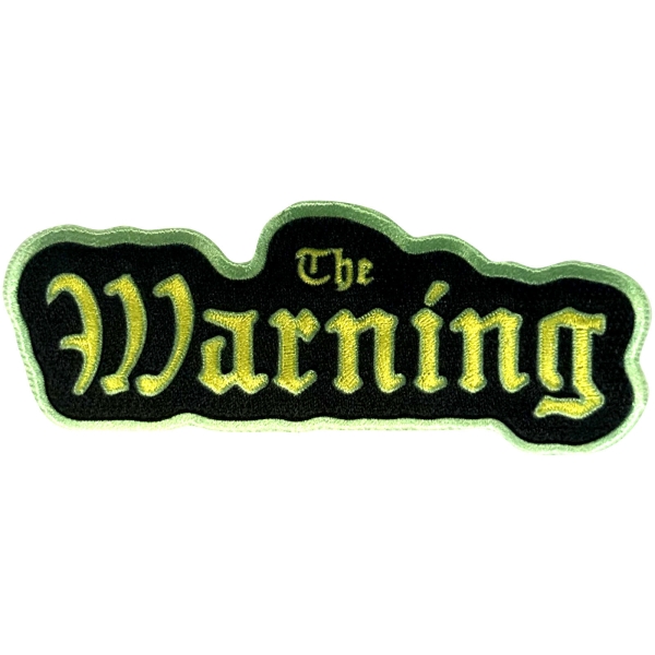 Warning - Logo Woven Patch i gruppen MERCH / Tilbehør / Tøymerker hos Bengans Skivbutik AB (5694997)