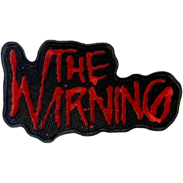 Warning - Splatter Logo Woven Patch i gruppen MERCH / Tilbehør / Tøymerker hos Bengans Skivbutik AB (5694998)