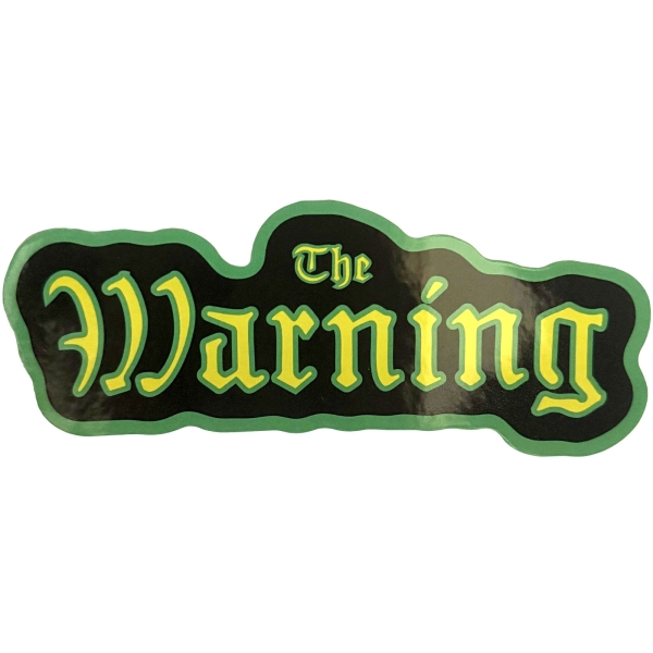 Warning - Logo Sticker i gruppen MERCHANDISE / Merch / Nyheter / Metal hos Bengans Skivbutik AB (5695003)