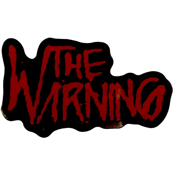 Warning - Splatter Logo Sticker i gruppen MERCHANDISE / Merch / Nyheter / Metal hos Bengans Skivbutik AB (5695004)