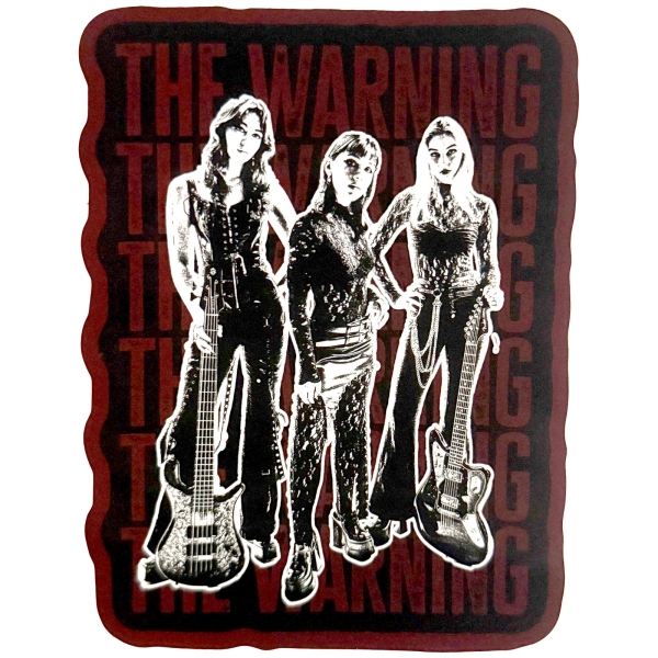 Warning - Stacked Sticker i gruppen MERCHANDISE / Merch / Nyheter / Metal hos Bengans Skivbutik AB (5695006)