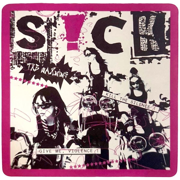 Warning - S!Ck Sticker i gruppen MERCHANDISE / Merch / Nyheter / Metal hos Bengans Skivbutik AB (5695007)