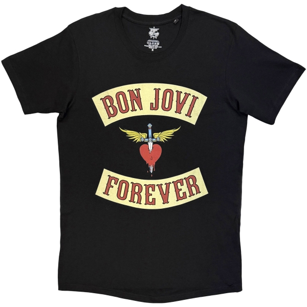 Bon Jovi - Dagger Heart Uni Bl T-Shirt i gruppen MERCHANDISE / T-shirt / Nyheter / Metal hos Bengans Skivbutik AB (5695017r)