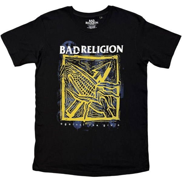 Bad Religion - Against The Grain Halftone Uni Bl T-Shirt i gruppen MERCHANDISE / T-shirt / Nyheter / Punk hos Bengans Skivbutik AB (5695020r)