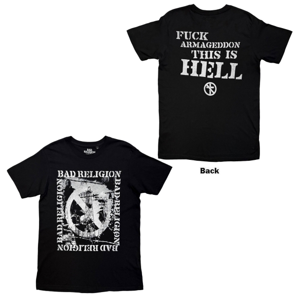 Bad Religion - This Is Hell Uni Bl T-Shirt i gruppen MERCHANDISE / T-shirt / Nyheter / Punk hos Bengans Skivbutik AB (5695021r)