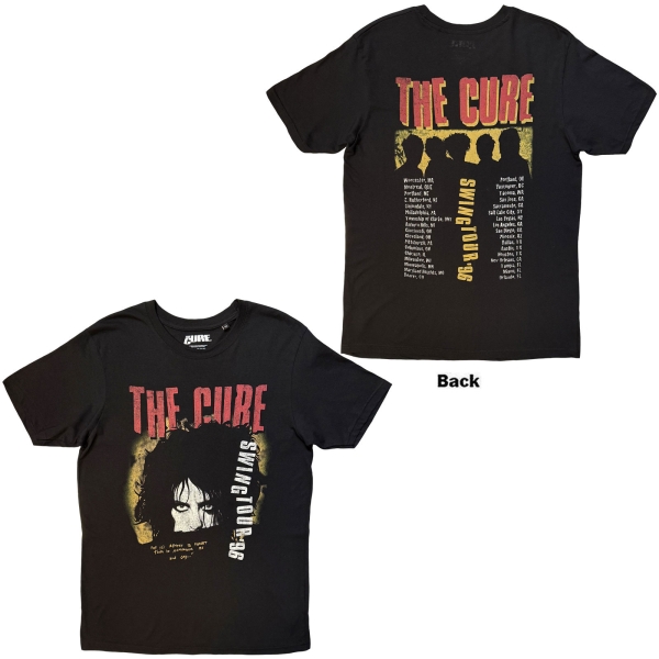 The Cure - Swing Tour 96 Uni Bl T-Shirt i gruppen MERCHANDISE / T-shirt / Nyheter / Pop-Rock hos Bengans Skivbutik AB (5695026r)