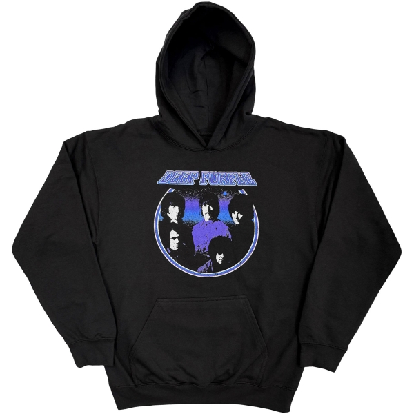 Deep Purple - Band Circle Photo Uni Bl Hoodie i gruppen MERCHANDISE / Hoodies / Nyheter / Metal hos Bengans Skivbutik AB (5695028r)
