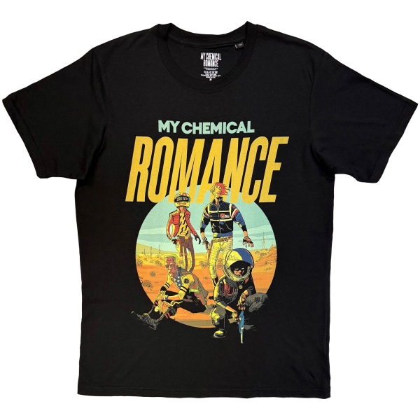 My Chemical Romance - Desert Bikers Uni Bl T-Shirt i gruppen MERCHANDISE / T-shirt / Nyheter / Pop-Rock hos Bengans Skivbutik AB (5695034r)