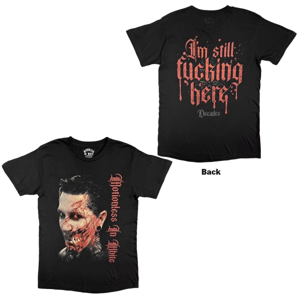 Motionless In White - Decades Uni Bl T-Shirt i gruppen MERCHANDISE / T-shirt / Nyheter / Metal hos Bengans Skivbutik AB (5695038r)