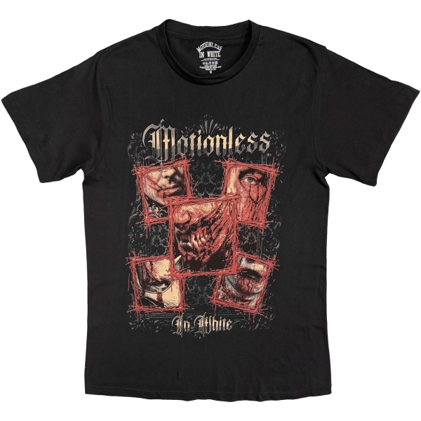 Motionless In White - Torn In Time Uni Bl T-Shirt i gruppen MERCHANDISE / T-shirt / Nyheter / Metal hos Bengans Skivbutik AB (5695039r)