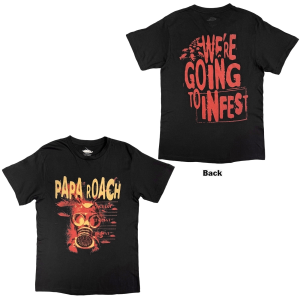 Papa Roach - Infest Uni Bl T-Shirt i gruppen MERCHANDISE / T-shirt / Nyheter / Metal hos Bengans Skivbutik AB (5695044r)