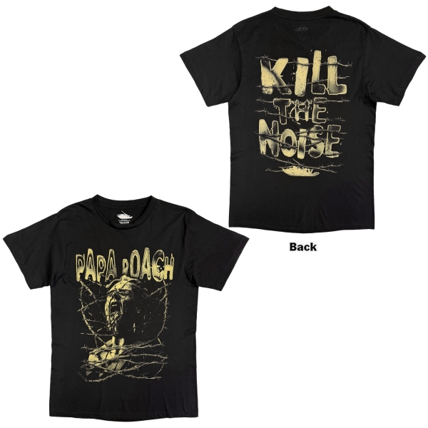 Papa Roach - Kill The Noise Uni Bl T-Shirt i gruppen MERCHANDISE / T-shirt / Nyheter / Metal hos Bengans Skivbutik AB (5695045r)