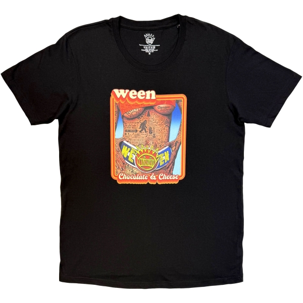 Ween - Chocolate & Cheese Uni Bl T-Shirt i gruppen MERCHANDISE / T-shirt / Nyheter / Pop-Rock hos Bengans Skivbutik AB (5695054r)