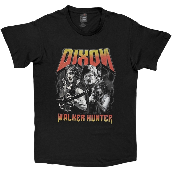The Walking Dead - Walker Hunter Uni Bl T-Shirt i gruppen MERCHANDISE / T-shirt / Nyheter / Film-Musikkkal hos Bengans Skivbutik AB (5695332r)