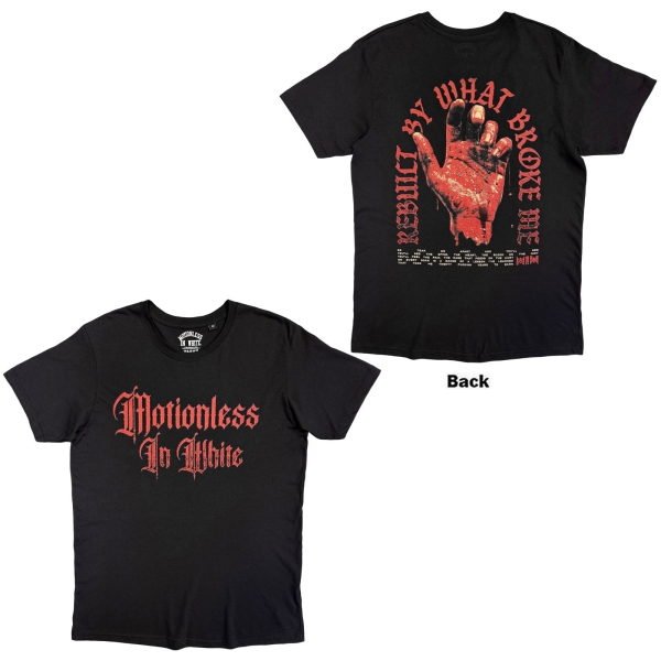 Motionless In White - Hand Uni Bl T-Shirt i gruppen MERCHANDISE / T-shirt / Nyheter / Metal hos Bengans Skivbutik AB (5695335r)