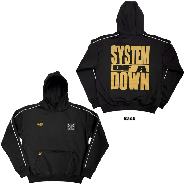 System Of A Down - Paris Event Tour 26 Uni Bl Hoodie i gruppen MERCHANDISE / Hoodies / Nyheter / Metal hos Bengans Skivbutik AB (5695344r)