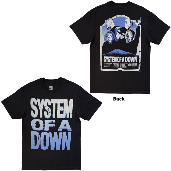 System Of A Down - Mount Ararat Tour 26 Uni Bl T-Shirt i gruppen MERCHANDISE / T-shirt / Nyheter / Metal hos Bengans Skivbutik AB (5695354r)