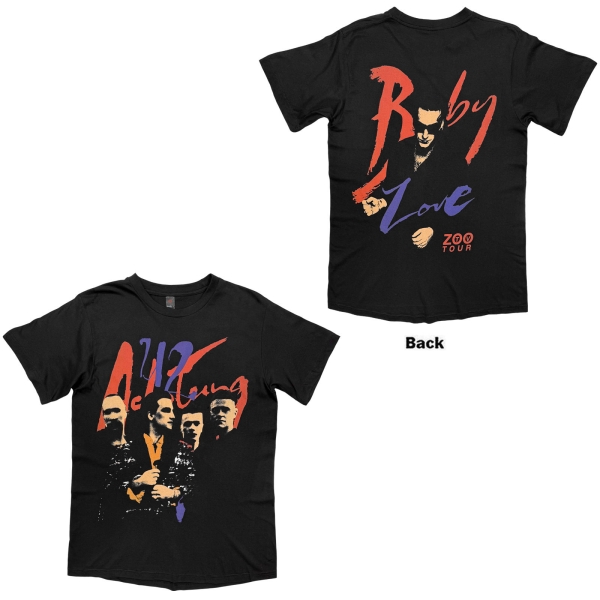 U2 - Achtung Baby Zoo Tv Tour Uni Bl T-Shirt i gruppen MERCHANDISE / T-shirt / Nyheter / Pop-Rock hos Bengans Skivbutik AB (5695358r)