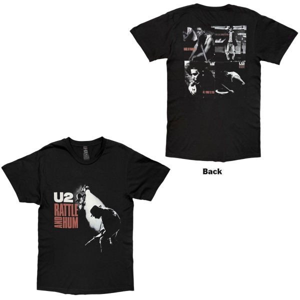 U2 - Rattle And Hum Photos Uni Bl T-Shirt i gruppen MERCHANDISE / T-shirt / Nyheter / Pop-Rock hos Bengans Skivbutik AB (5695360r)
