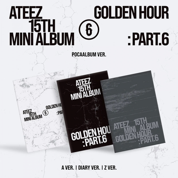 Ateez - Golden Hour : Part.6 (Pocaalbum) (Random Ver.) i gruppen MERCHANDISE / Merch+Code / Kommende / K-Pop hos Bengans Skivbutik AB (5695467)
