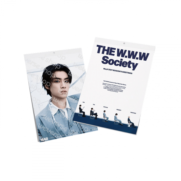 WayV - 2027 Seasons Greetings (Wall Calendar) i gruppen MERCHANDISE / Merch / Kommende / K-Pop hos Bengans Skivbutik AB (5695499)
