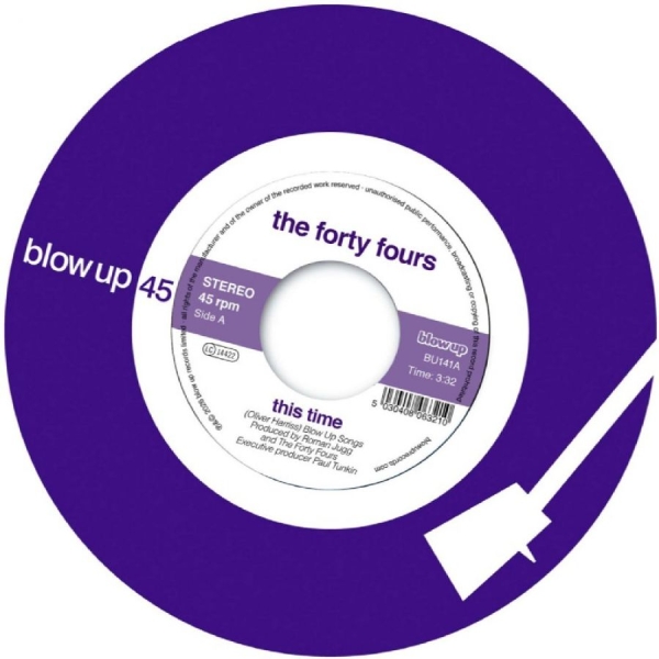 The Forty Fours - This Time / Back To My Baby i gruppen VINYL / Kommende / Pop-Rock hos Bengans Skivbutik AB (5695675)