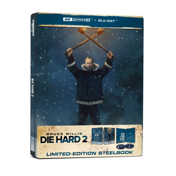 Movie - Die Hard 2 (Ltd Steelbook 2-disc / 4K UHD + Blu-ray) i gruppen FILM / Film UHD-4K / Action hos Bengans Skivbutik AB (5695846)