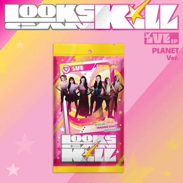 Ive - Looks Can Kill (Planet Ver.) i gruppen MERCHANDISE / Merch+Code / Kommende / K-Pop hos Bengans Skivbutik AB (5695849)