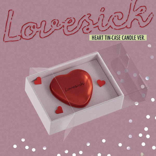 Chaeryeong - Lovesick (Heart Tin-Case Candle Ver.) i gruppen CD / Kommende / K-Pop hos Bengans Skivbutik AB (5696501)