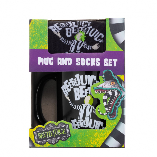 Beetlejuice - Mug & Sock Set i gruppen MERCH / Hjem & interiør / Krus hos Bengans Skivbutik AB (5696533)