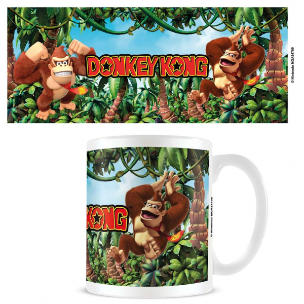 Donkey Kong - 3D Jungle White Pod Mug i gruppen MERCH / Hjem & interiør / Krus hos Bengans Skivbutik AB (5696547)