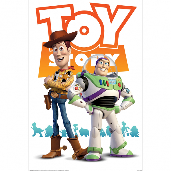 Toy Story - Woody N Buzz Maxi Poster 91,5 X 61 Cm i gruppen MERCH / Plakater hos Bengans Skivbutik AB (5696565)