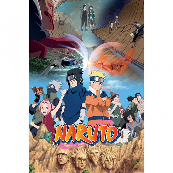 Naruto - Divided Maxi Poster 91,5 X 61 Cm i gruppen MERCH / Plakater hos Bengans Skivbutik AB (5696579)